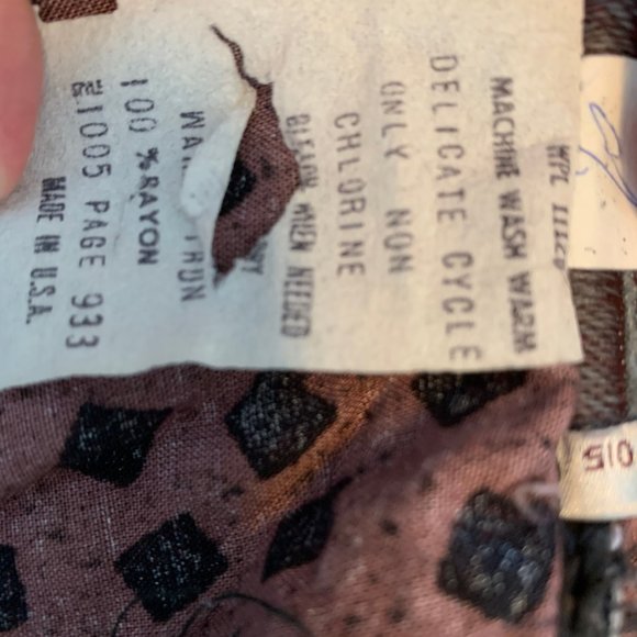 Vintage Mauve Midi Skirt Sz S - Picture 5 of 5